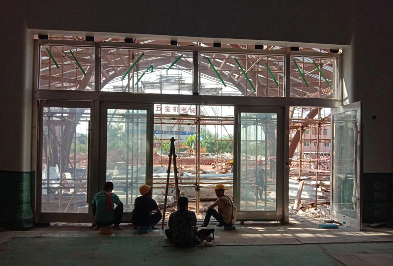Commercial door project